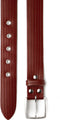 BENDL Broekriem - Brandweerslang - Robuust - Vegan - Unisex - Rood/Zilver - 4x85 cm