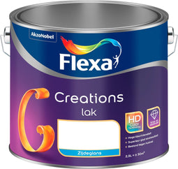 Flexa - Creations Lak Zijdeglans - Morning Snow - White - 0.75 Liter