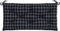 vidaXL - Tuinbankkussen - ruitpatroon - 110x50x7 - cm - stof - zwart