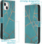 iMoshion Hoesje Geschikt voor iPhone 13 Hoesje Met Pasjeshouder - iMoshion Design Softcase Bookcase - Blauw / Blue Graphic