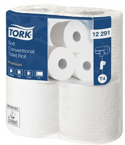 Tork Premium toiletpapier 2-lgs wit 50 mtr x 10 cm pk à 48 rol/198 vel(12x4) (12291)