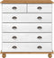 vidaXL - Lade - 'ASKIM'Wit - 91x40x95,5 - cm - Massief - Grenenhout
