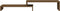 vidaXL - Monitorstandaard - (52-101)x22x14 - cm - grenenhout - honingbruin