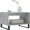 vidaXL - Salontafel - 60x50x40 - cm - bewerkt - hout - betongrijs