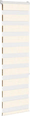 vidaXL - Zebra - Blind - 45x150 - cm - stofbreedte - 40,9 - cm - polyester - marmerbeige