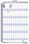 Jaarplanner 2022 lm 60x90cm verticaal oprolbaar