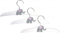 Jabadabado Houten Kledinghanger Olifant - 3 Stuks