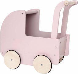 Jabadabado Houten poppenwagen - Roze