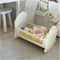 Jabadabado Houten poppenwieg - Creme