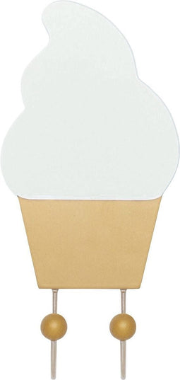 Jabadabado Kledinghanger kids - IJsje - Goud - 22cm - Wandhaak