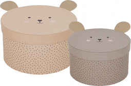 Jabadabado Opbergboxen - Teddy - Set van 2 - Opbergers