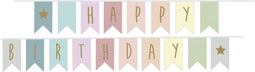 Jabadabado Vlaggenlijn Happy Birthday - 3,5 Meter - Meerkleurig