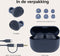 Jabra Elite 8 Active Gen 2 - Draadloze Sport Oordopjes - Noise Cancelling - Smart Case - Dolby Audio - Navy