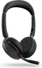 Jabra Evolve2 65 Flex Link380c UC + pad On Ear headset Computer Bluetooth Stereo Zwart Noise Cancelling Headset, Microf
