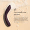 Womanizer OG G-spot vibrator, Pleasure Air-speeltje, G-Spot vibrator, G-Spot stimulator, G-spot-speeltje, waterdicht, oplaadbaar - Aubergine