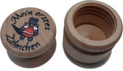 JACK & JILL - tandendoosje - hout - Mein Erstes Zahnen - Muisje