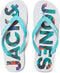 JACK&JONES JFWLOGO PALM PRINT FLIP FLOP Heren Slippers - Maat 42/43