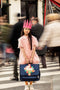 Jack Piers Boekentas/Schoolbag Paris Large Aloha - 32x15x38cm - Blauw