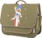Jack Piers Boekentas/Schoolbag Paris Large Burger Planet - 32x15x38cm - Groen