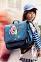 Jack Piers Boekentas/Schoolbag Paris Large Darts - 32x15x38cm - Blauw