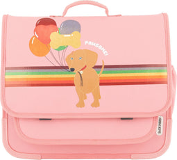 Jack Piers Boekentas/Schoolbag Paris Large Dog - 32x15x38cm - Roze