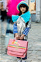 Jack Piers Boekentas/Schoolbag Paris Large Dog - 32x15x38cm - Roze