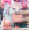 Jack Piers Boekentas/Schoolbag Paris Large Dog - 32x15x38cm - Roze