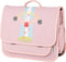 Jack Piers Boekentas/Schoolbag Paris Large Flamingo - 32x15x38cm - Roze
