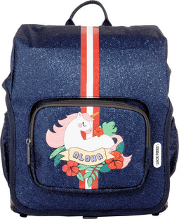 Jack Piers Rugzak/Backpack Berlin Aloha - 36x13x29cm - Blauw