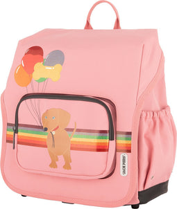 Jack Piers Rugzak/Backpack Berlin Dog - 36x13x29cm - Roze