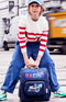 Jack Piers Rugzak/Backpack Berlin Race - 36x13x29cm - Blauw
