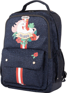 Jack Piers Rugzak/Backpack New York Aloha - 36x13x29cm - Blauw