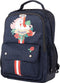 Jack Piers Rugzak/Backpack New York Aloha - 36x13x29cm - Blauw