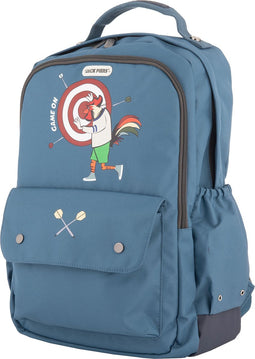 Jack Piers Rugzak/Backpack New York Darts - 36x13x29cm - Blauw