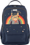 Jack Piers Rugzak/Backpack New York Paris Cat - 36x13x29cm - Blauw