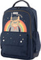 Jack Piers Rugzak/Backpack New York Paris Cat - 36x13x29cm - Blauw