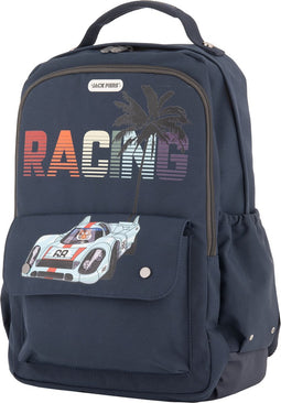 Jack Piers Rugzak/Backpack New York Race - 36x13x29cm - Blauw