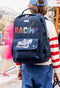 Jack Piers Rugzak/Backpack New York Race - 36x13x29cm - Blauw