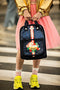 Jack Piers Rugzak/Schoolbag Amsterdam Medium Aloha - 36x13x29cm - Blauw