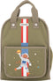 Jack Piers Rugzak/Schoolbag Amsterdam Medium Burger Planet - 36x13x29cm - Groen