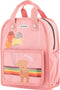 Jack Piers Rugzak/Schoolbag Amsterdam Medium Dog - 36x13x29cm - Roze