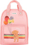 Jack Piers Rugzak/Schoolbag Amsterdam Medium Dog - 36x13x29cm - Roze