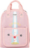 Jack Piers Rugzak/Schoolbag Amsterdam Medium Flamingo - 36x13x29cm - Roze