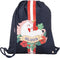 Jack Piers Zwemtas/Turnzak/Gym Bag Aloha - 44x1x36cm - Blauw