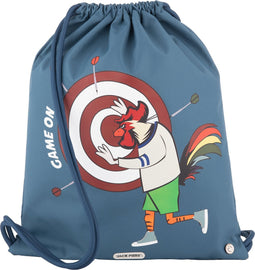 Jack Piers Zwemtas/Turnzak/Gym Bag Darts - 44x1x36cm - Blauw