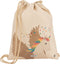 Jack Piers Zwemtas/Turnzak/Gym Bag Unicorn - 44x1x36cm - Goud