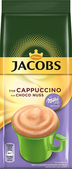 Jacobs Cappuccino Choco Nuss oploskoffie 500 g