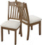 Jacquard Reliëf Stoelhoes Stretch Seat Hoes Hoes voor Eetkamer Kantoor Hotel Bruiloft (Beige, Set van 4)