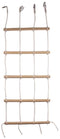 Small Foot 6122 - Brede touwladder - 5 houten stangen - Wit