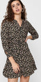 ONLY ONLCORY LS V-NECK TUNIC WVN NOOS - Korte jurk met lange mouwen - All over print - Maat L